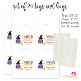 Owl Halloween Paper Tags and Bags
