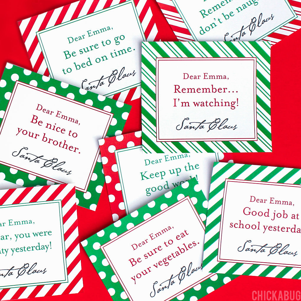 Editable Notes from Santa (INSTANT DOWNLOAD) – Chickabug