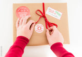 Santa's Workshop Gift Stickers