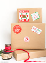 Santa's Workshop Gift Stickers