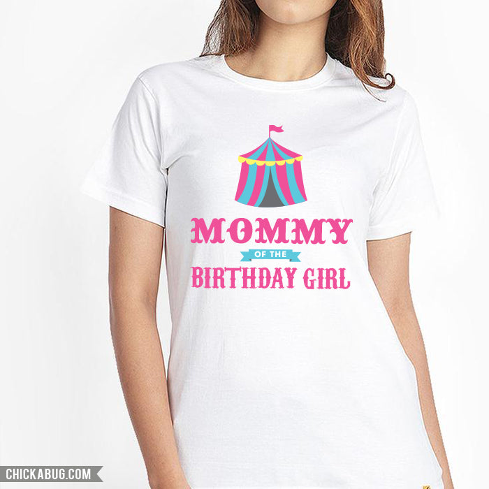 Pink Carnival Birthday Family Iron-On