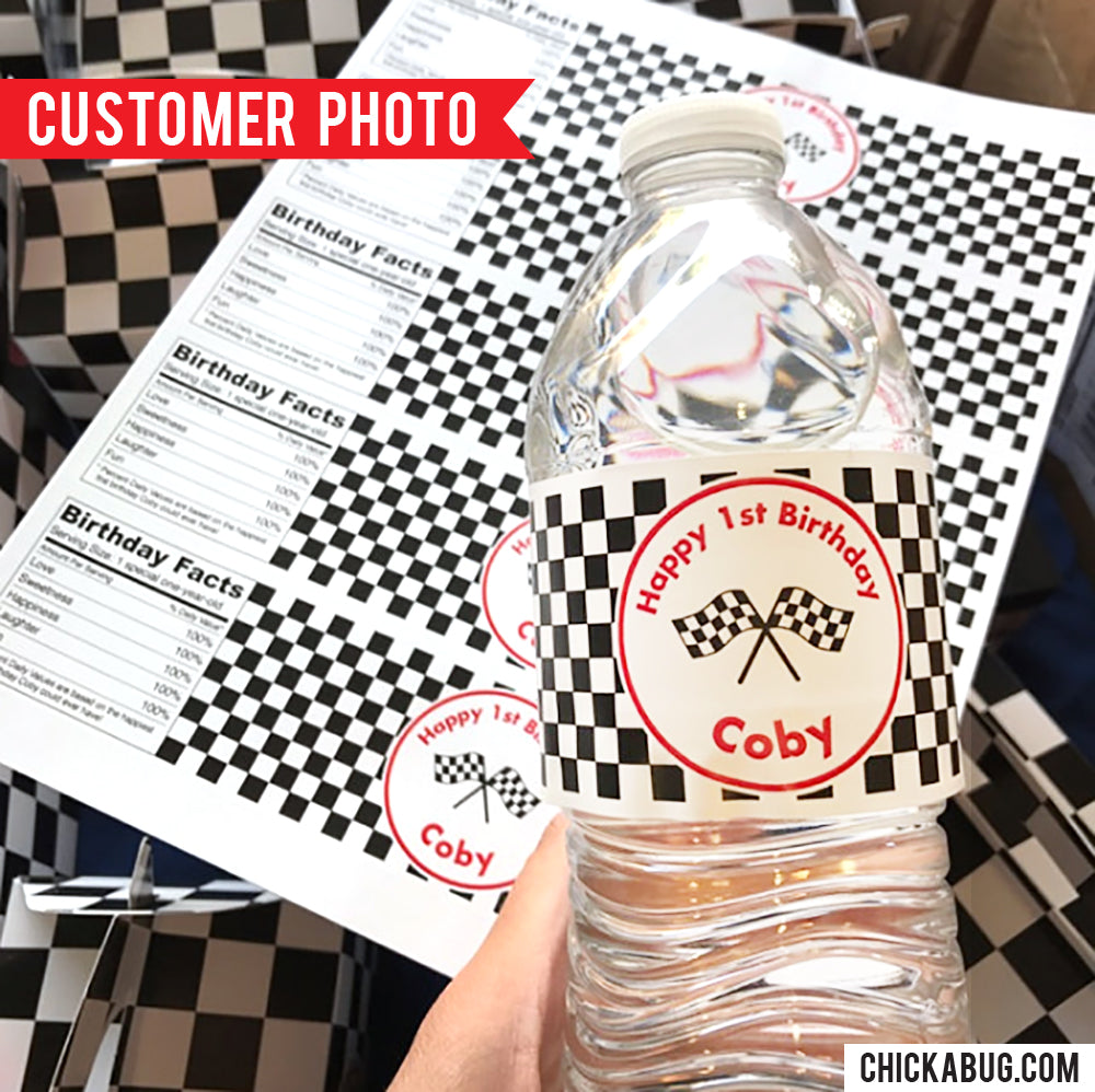 personalized-checkered-flags-birthday-water-bottle-labels-chickabug