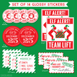 Santa's Workshop Gift Stickers