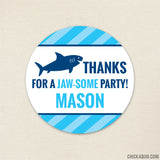 Shark Party Favor Stickers