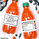 "Witches Brew" Halloween Drink Labels